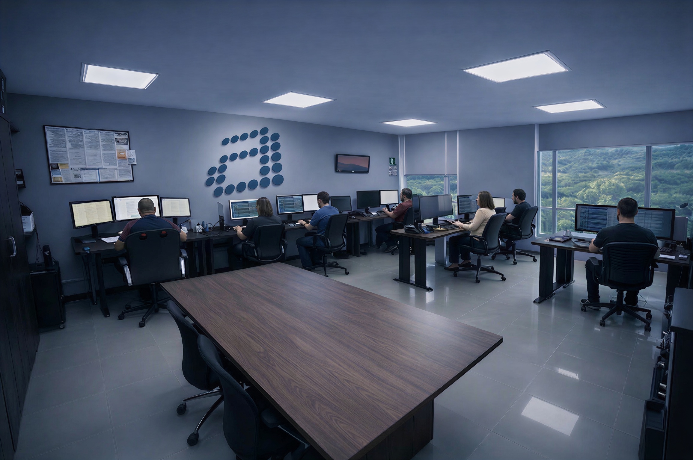 Oficina moderna tecnológica